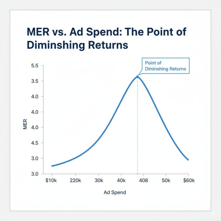 Point of Diminishing Returns - Marketing Efficiency Ratio